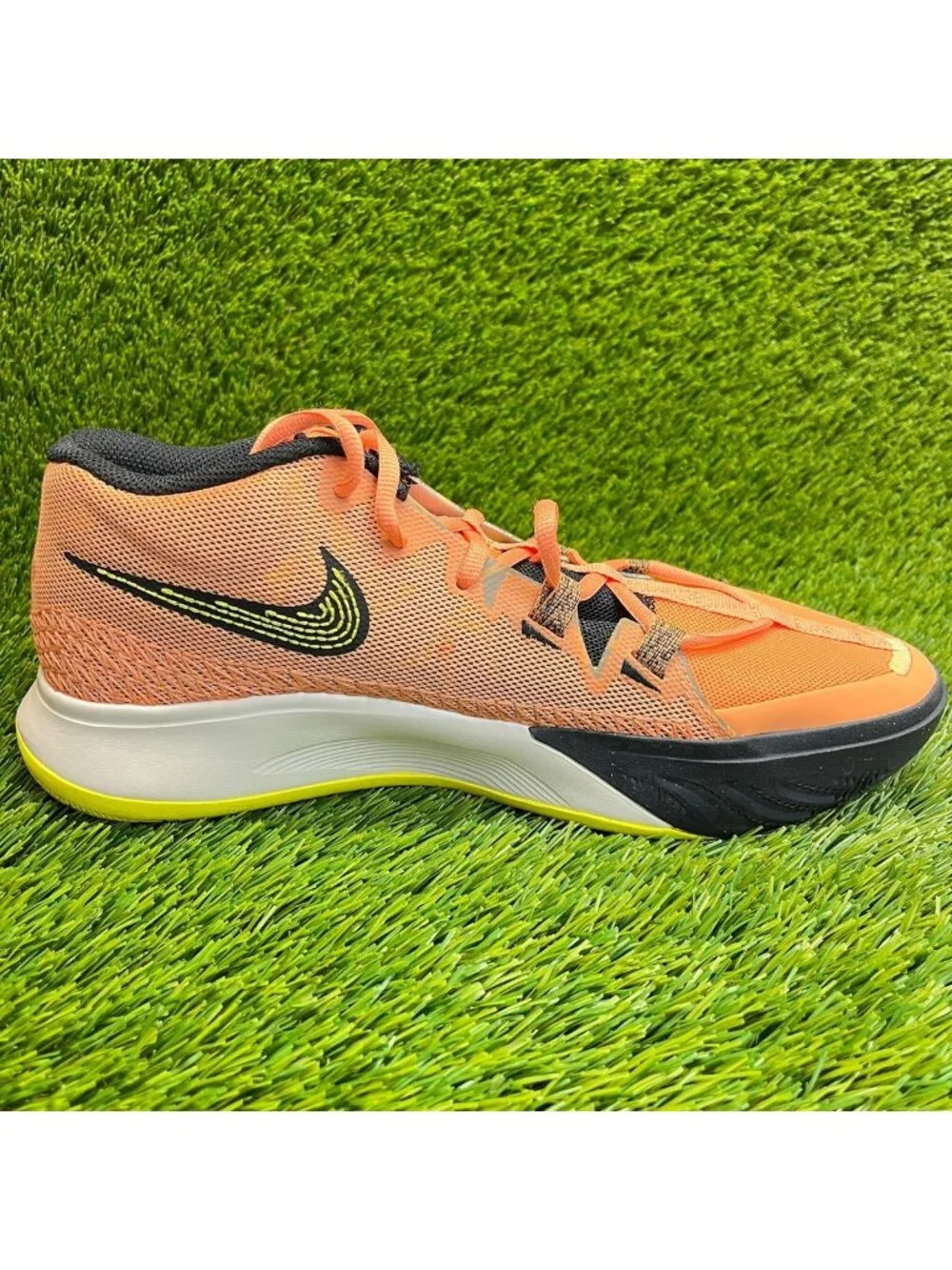 Nike Kyrie Flytrap 6 Mens Size 10 Orange Black Basketball Athletic Shoes Sneaker